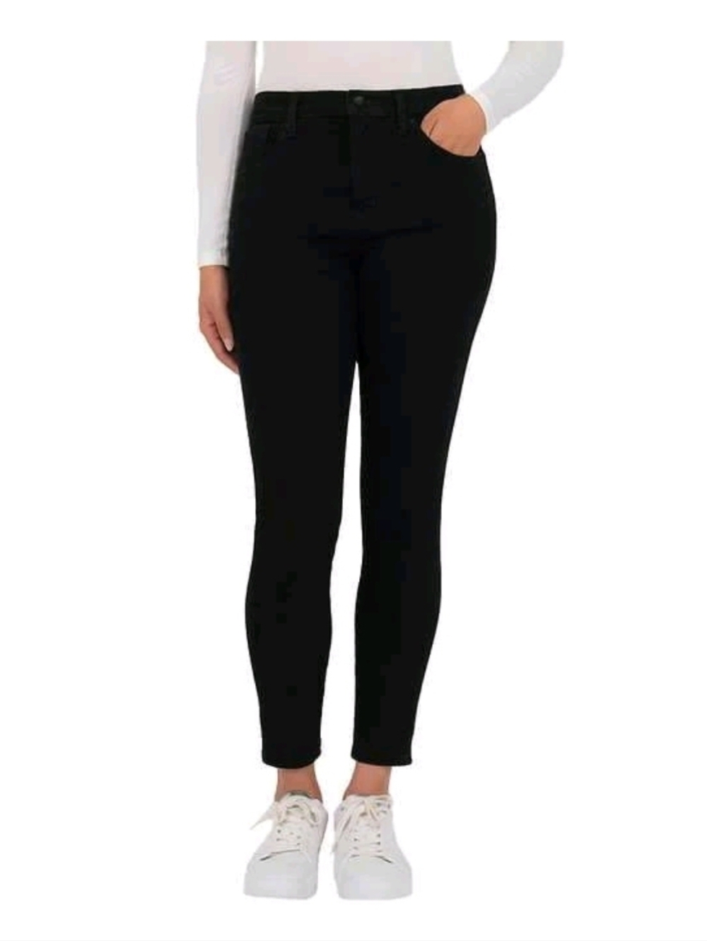 kirkland signature women's high-rise skinny fit jeans BlackSize 10